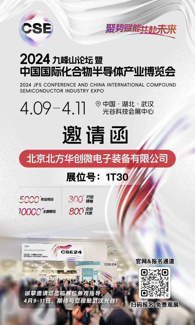 邀請(qǐng)函 北京北方華創(chuàng)微電子裝備有限公司